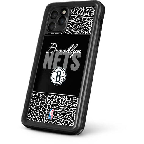 NBA Brooklyn Nets Elephant Print iPhone 11 Pro Waterproof Case