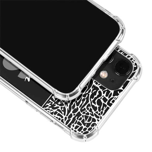 NBA Brooklyn Nets Elephant Print iPhone 12 Clear Case