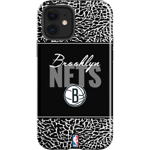 NBA Brooklyn Nets Elephant Print iPhone 12 Impact Case
