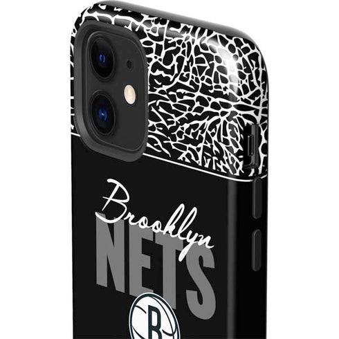 NBA Brooklyn Nets Elephant Print iPhone 12 Impact Case