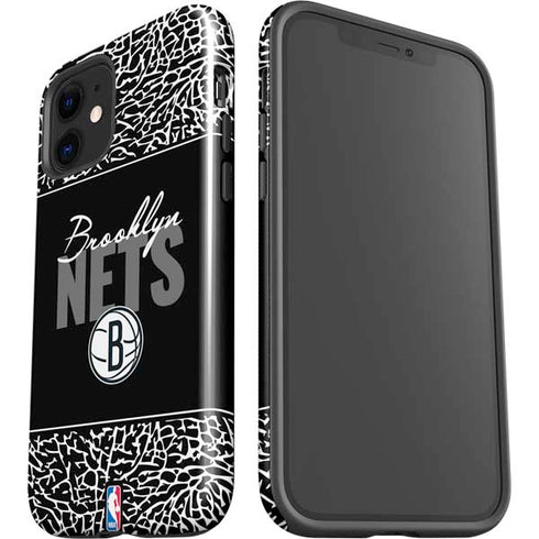NBA Brooklyn Nets Elephant Print iPhone 12 Impact Case