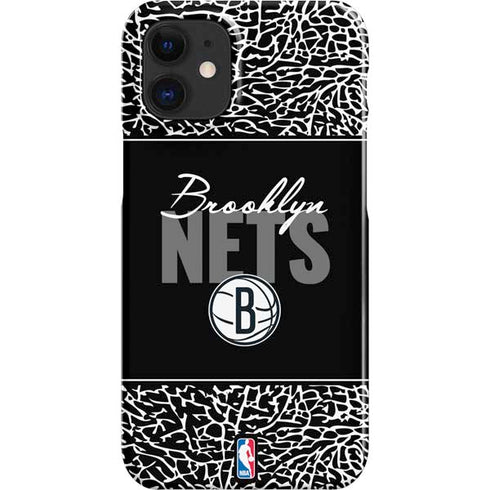 NBA Brooklyn Nets Elephant Print iPhone 12 Mini Lite Case