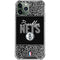 NBA Brooklyn Nets Elephant Print iPhone 12 Pro Clear Case