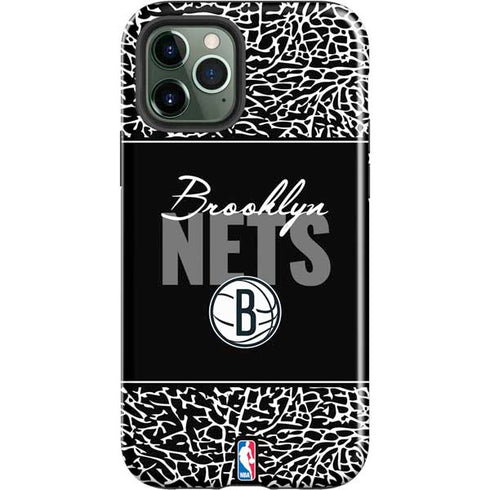 NBA Brooklyn Nets Elephant Print iPhone 12 Pro Impact Case