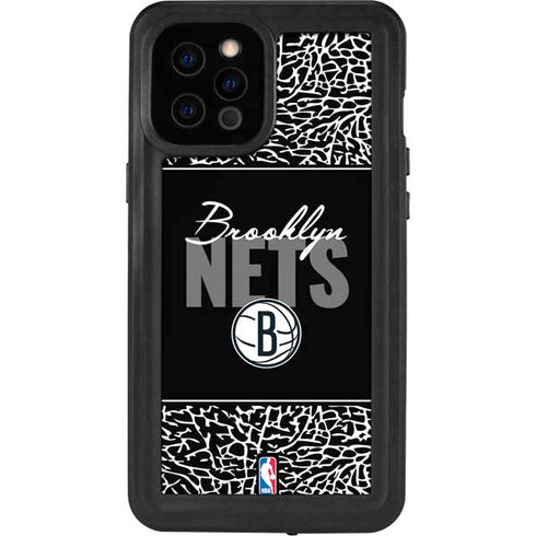 NBA Brooklyn Nets Elephant Print iPhone 12 Pro Max Waterproof Case