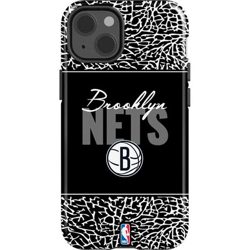 NBA Brooklyn Nets Elephant Print iPhone 13 Impact Case