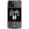NBA Brooklyn Nets Elephant Print iPhone 13 Mini Clear Case