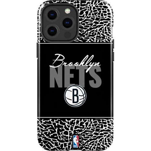 NBA Brooklyn Nets Elephant Print iPhone 13 Pro Max Impact Case