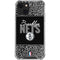 NBA Brooklyn Nets Elephant Print iPhone 15 Plus Clear Case