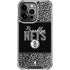 NBA Brooklyn Nets Elephant Print iPhone 14 Pro Clear Case