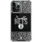 NBA Brooklyn Nets Elephant Print iPhone 14 Pro Max Clear Case