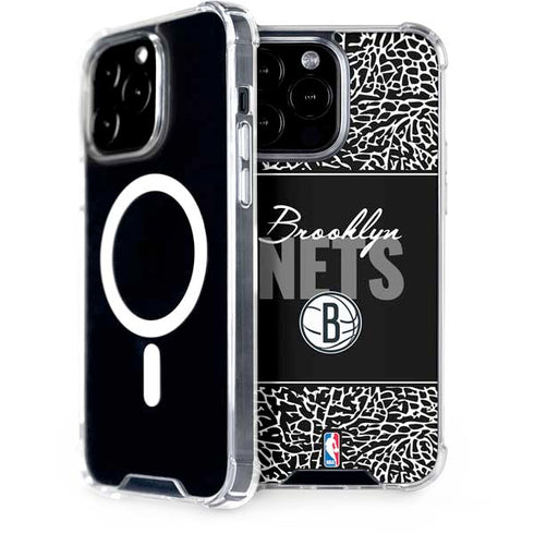 NBA Brooklyn Nets Elephant Print iPhone 15 Pro Max MagSafe Case