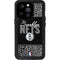 NBA Brooklyn Nets Elephant Print iPhone 14 Pro Waterproof Case