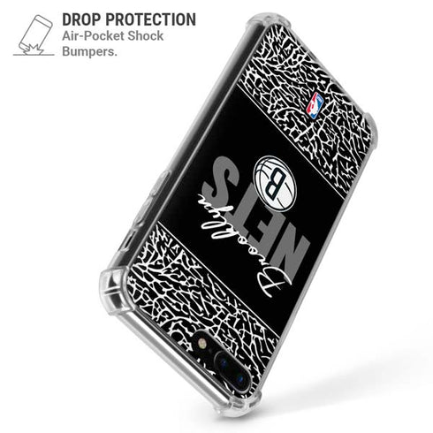 NBA Brooklyn Nets Elephant Print iPhone 7/8 Plus Clear Case