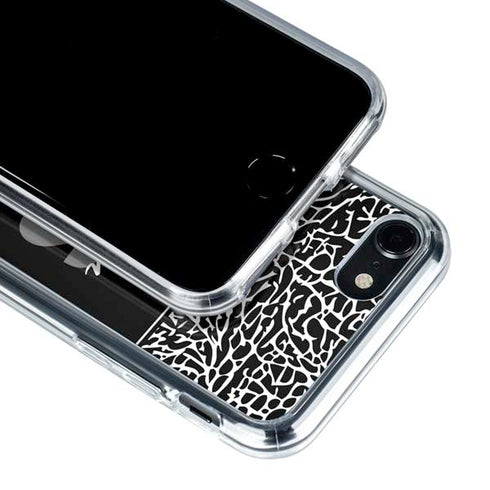 NBA Brooklyn Nets Elephant Print iPhone SE (2nd & 3rd Gen) Clear Case