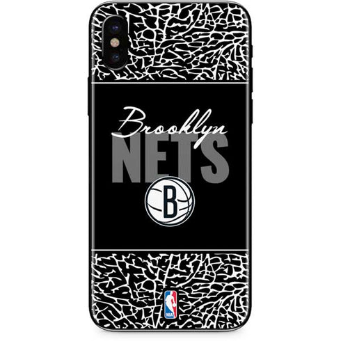 NBA Brooklyn Nets Elephant Print iPhone X Skin