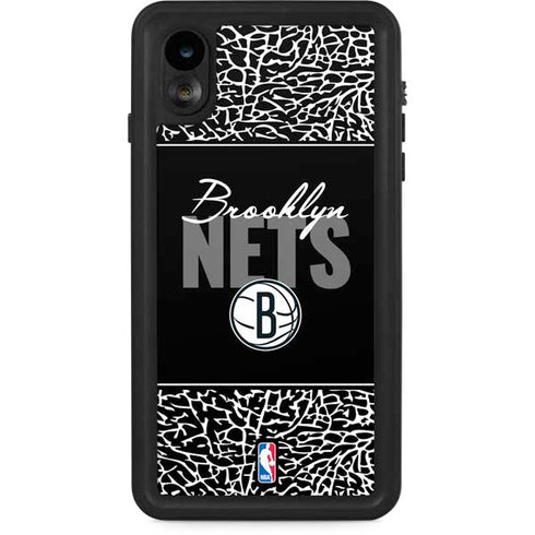 NBA Brooklyn Nets Elephant Print iPhone XR Waterproof Case