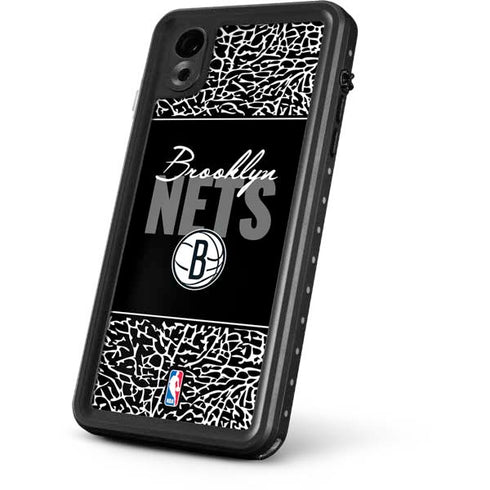 NBA Brooklyn Nets Elephant Print iPhone XR Waterproof Case