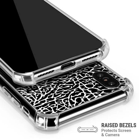 NBA Brooklyn Nets Elephant Print iPhone XS Max Clear Case