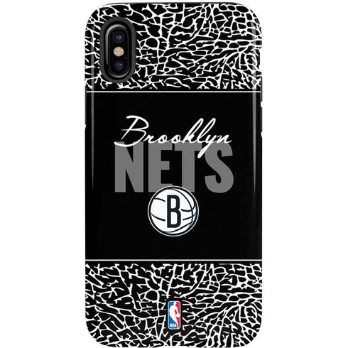 NBA Brooklyn Nets Elephant Print iPhone XS Pro Case