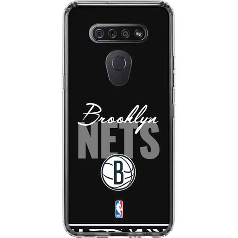 NBA Brooklyn Nets Elephant Print LG K51/Q51 Clear Case