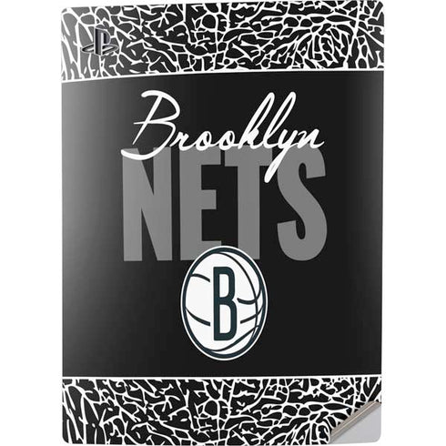 NBA Brooklyn Nets Elephant Print PS5 Digital Edition Console Skin