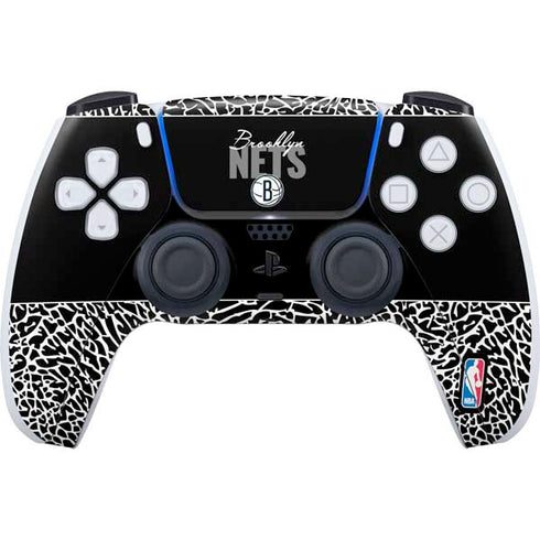 NBA Brooklyn Nets Elephant Print PS5 Controller Skin