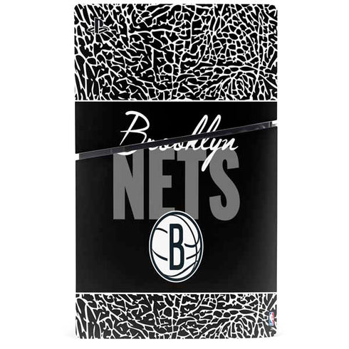 NBA Brooklyn Nets Elephant Print PS5 Slim Digital Edition Console Skin