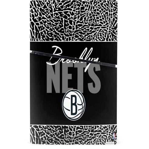 NBA Brooklyn Nets Elephant Print PS5 Slim Digital Edition Console Skin
