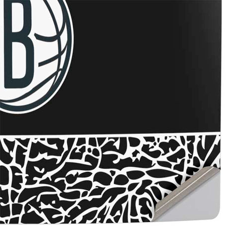 NBA Brooklyn Nets Elephant Print PS5 Slim Digital Edition Console Skin