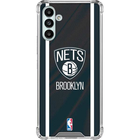 NBA Brooklyn Nets Jersey Galaxy A13 5G Clear Case