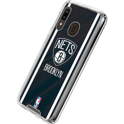 NBA Brooklyn Nets Jersey Galaxy A30 Clear Case