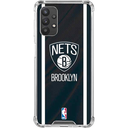 NBA Brooklyn Nets Jersey Galaxy A32 5G Clear Case