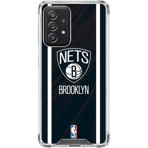 NBA Brooklyn Nets Jersey Galaxy A52 5G Clear Case