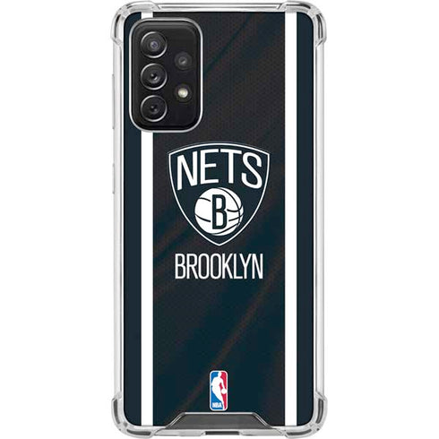 NBA Brooklyn Nets Jersey Galaxy A72 5G Clear Case