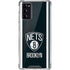 NBA Brooklyn Nets Jersey Galaxy Note20 5G Clear Case