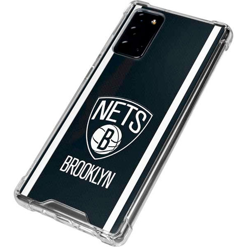 NBA Brooklyn Nets Jersey Galaxy Note20 5G Clear Case