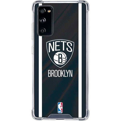 NBA Brooklyn Nets Jersey Galaxy S20 FE Clear Case