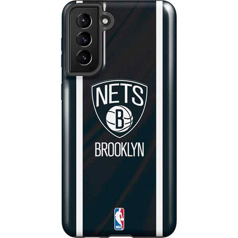 NBA Brooklyn Nets Jersey Galaxy S21 FE Pro Case