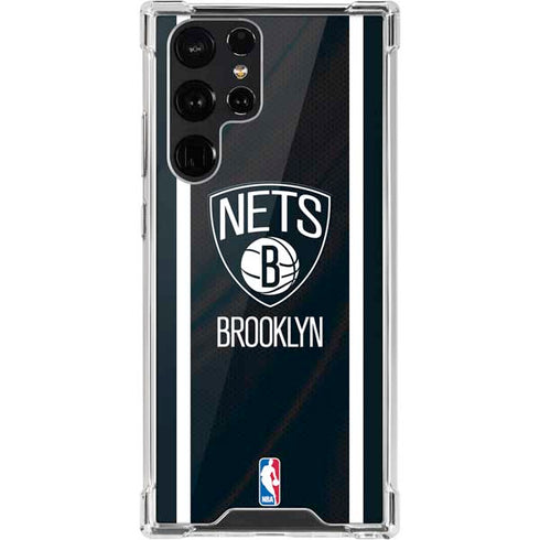 NBA Brooklyn Nets Jersey Galaxy S22 Ultra Clear Case