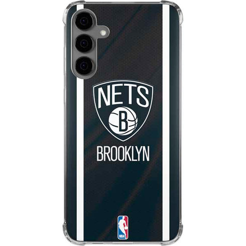 NBA Brooklyn Nets Jersey Galaxy S24 Plus Clear Case