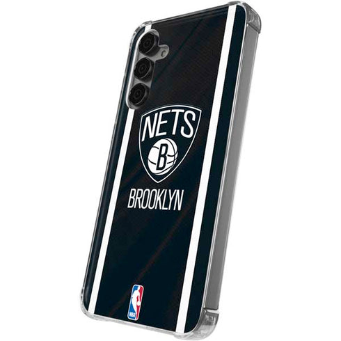 NBA Brooklyn Nets Jersey Galaxy S24 Plus Clear Case