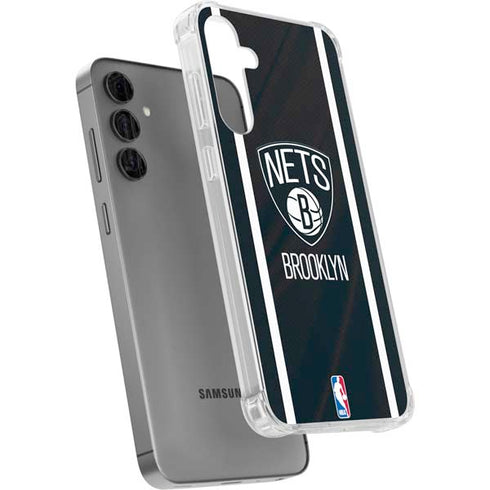 NBA Brooklyn Nets Jersey Galaxy S24 Plus Clear Case