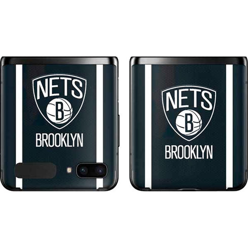 NBA Brooklyn Nets Jersey Galaxy Z Flip Skin