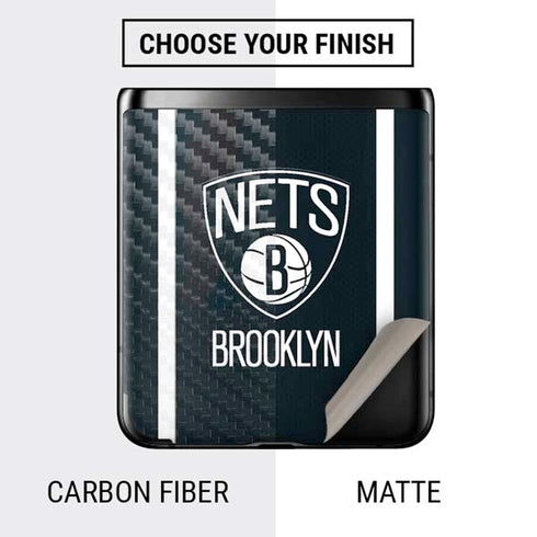 NBA Brooklyn Nets Jersey Galaxy Z Flip Skin