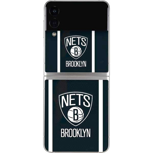 NBA Brooklyn Nets Jersey Galaxy Z Flip3 5G Skin