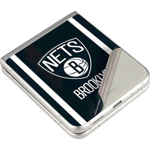 NBA Brooklyn Nets Jersey Galaxy Z Flip3 5G Skin