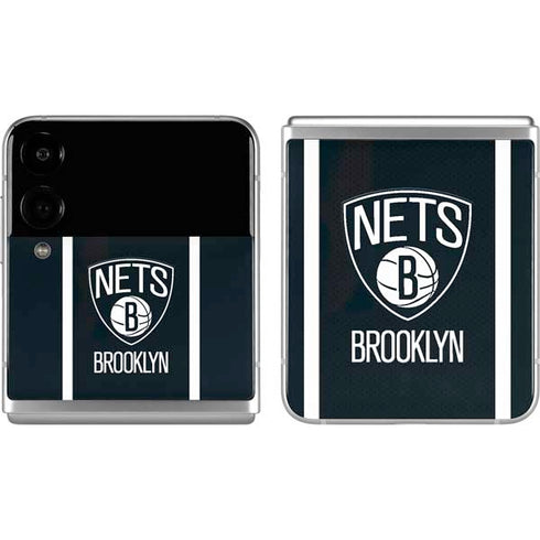 NBA Brooklyn Nets Jersey Galaxy Z Flip4 5G Skin