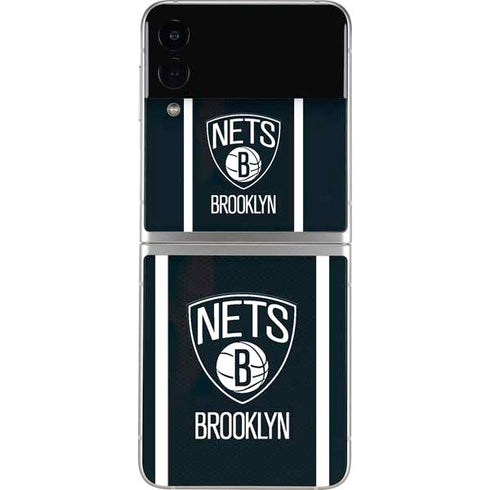 NBA Brooklyn Nets Jersey Galaxy Z Flip4 5G Skin