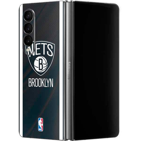 NBA Brooklyn Nets Jersey Galaxy Z Fold4 5G Skin